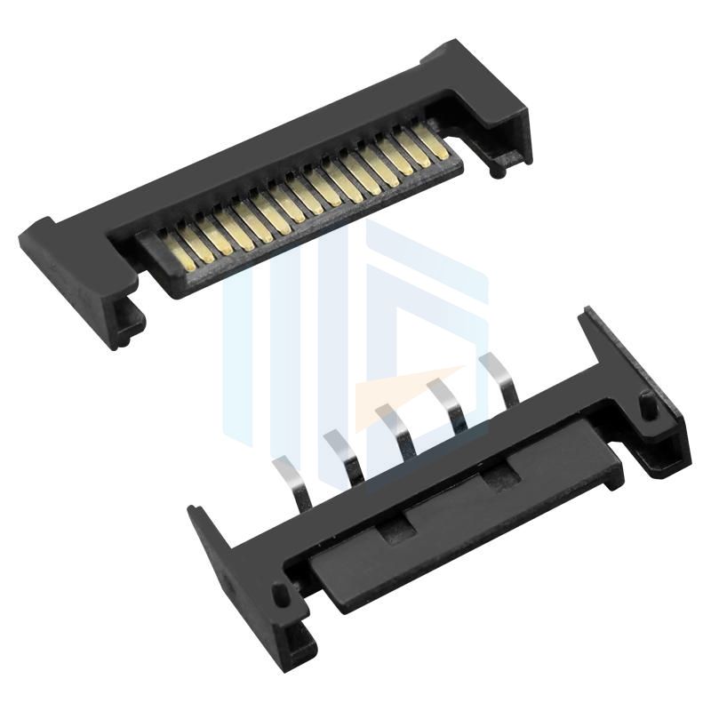 SATA15P 卧贴带柱